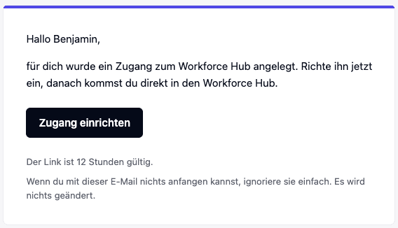 Einladungsmail